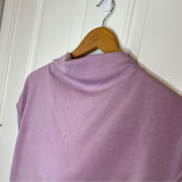 Free People Lilac Purple Amelie Mock Neck Cowl Back Mini Dress Sz S Chic Glam - Picture 3 of 9